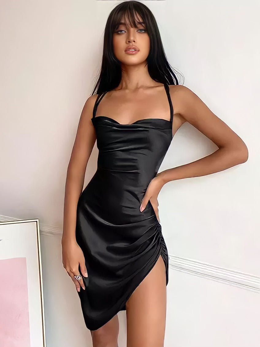 Delilah Satin Mini Dress